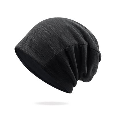 [ZENZERO] Шапка мужская вязаная шапка всесезонная смешанного стиля (Тип А-Черный)