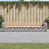 VidaXL Design Gabion Garden Bench 347x71x65.5 Cm Solid Pine Wood 3196254