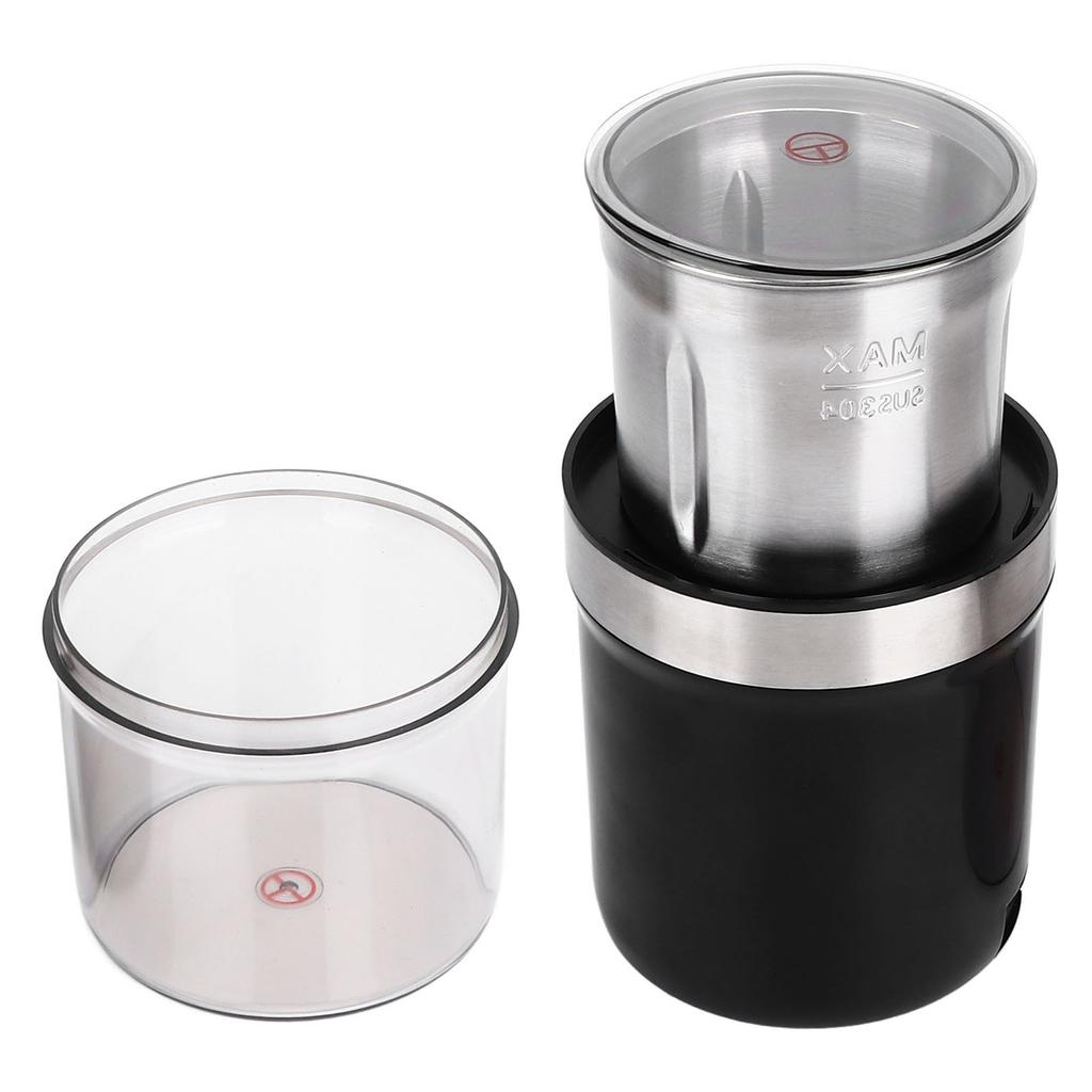 120g Coffee Grinder Transparent Fine Grind Electric Coffee Grinder 60Hz Stainless Steel Bean Grinder