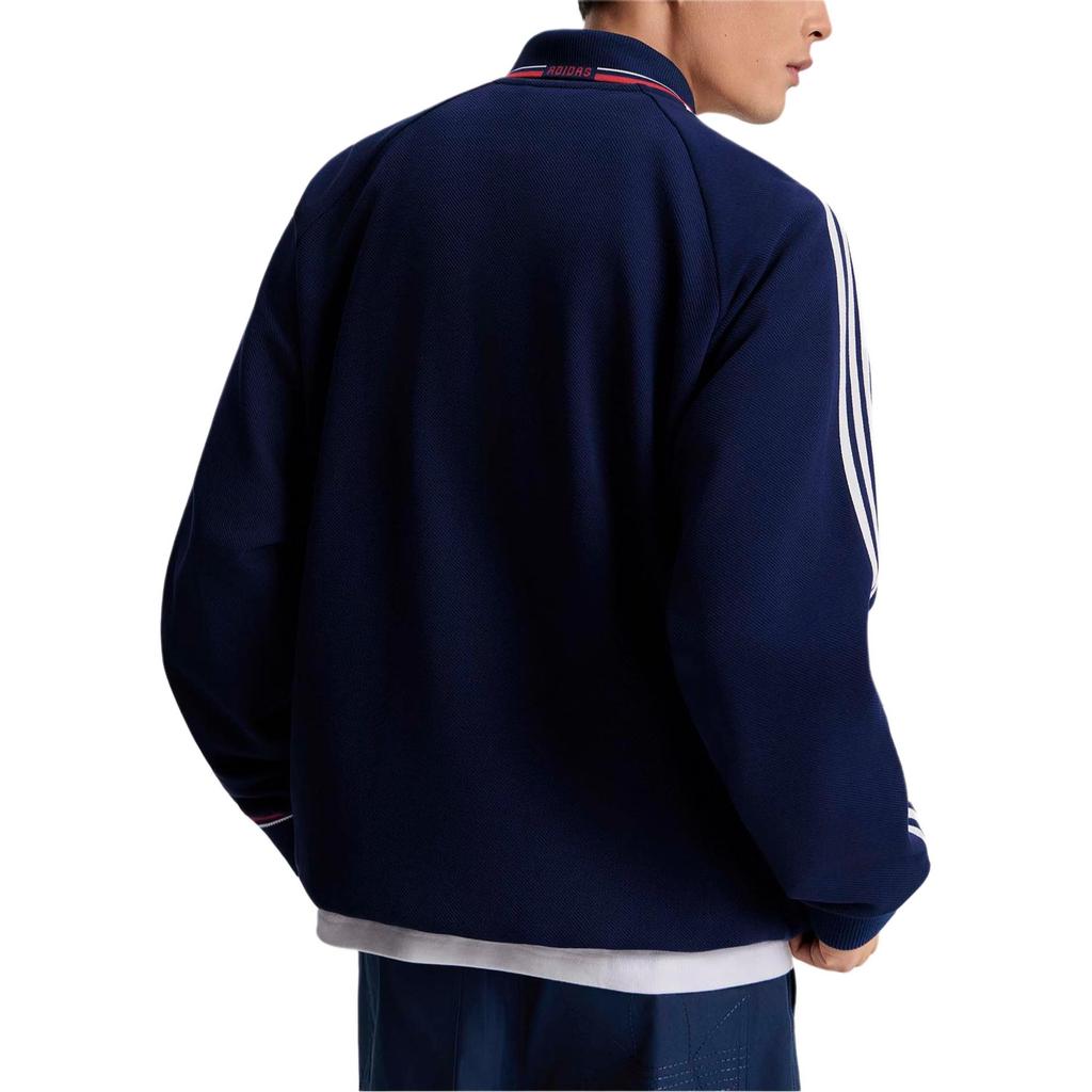adidas Тренировочная куртка Originals Coach с тремя полосками, свободный крой, на молнии, с длинным рукавом, мужская куртка KV8864