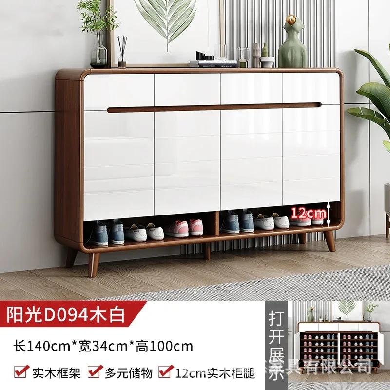 Роскошные шкафы для обуви в прихожей, минималистичные деревянные многослойные полки для обуви в прихожей, балконная мебель для прихожей Ritating