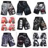 Men's Boxing Pants Printing MMA Shorts Kickboxing Fight Grappling Short Tiger Muay Thai Boxing Shorts Clothing Sanda Cheap Mma