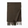 Thickened Autumn and Winter Plaid 100 Wool Scarf Atmosphere Women's All-match Fashion Warm Wool Scarf Comfortable Shawl