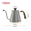 Stainless Coffee Maker Gooseneck Kettle Goose Beak Kettles Hand Drip Kettle Accessories Coffee Kettle with Thermometer