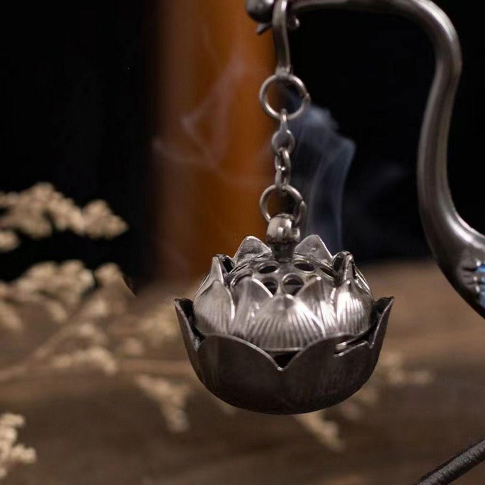Red-crowned Crane Incense Burner Zinc Alloy Indoor Aromatherapy Creative Incense Burning  Gifts