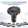 Автомобильный Mp3-плеер с двумя USB-разъемами, быстрое зарядное устройство, FM-приемник Bluetooth, Bluetooth-совместимый 5,0-Fm-передатчик, USB-флеш-накопитель, автомобильный комплект