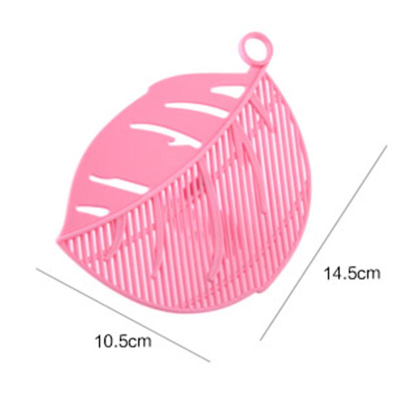 Гаджет для промывания риса в форме листа, Лапша спагетти, Бобы, Дуршлаги и сита, Кухонный инструмент для чистки фруктов и овощей