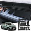 WEIPIN Toyota Sienta 10 Индивидуальные резиновые детали интерьера Легко устанавливаемые детали для новой Sienta Черный коврик, Противоскользящий, Устойчивый к пятнам, Прочный, Снижающий шум,
