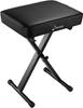 Donner Folding Piano Chair/Keyboard Bench with Non-Slip Sponge Cover (6cm Thick)