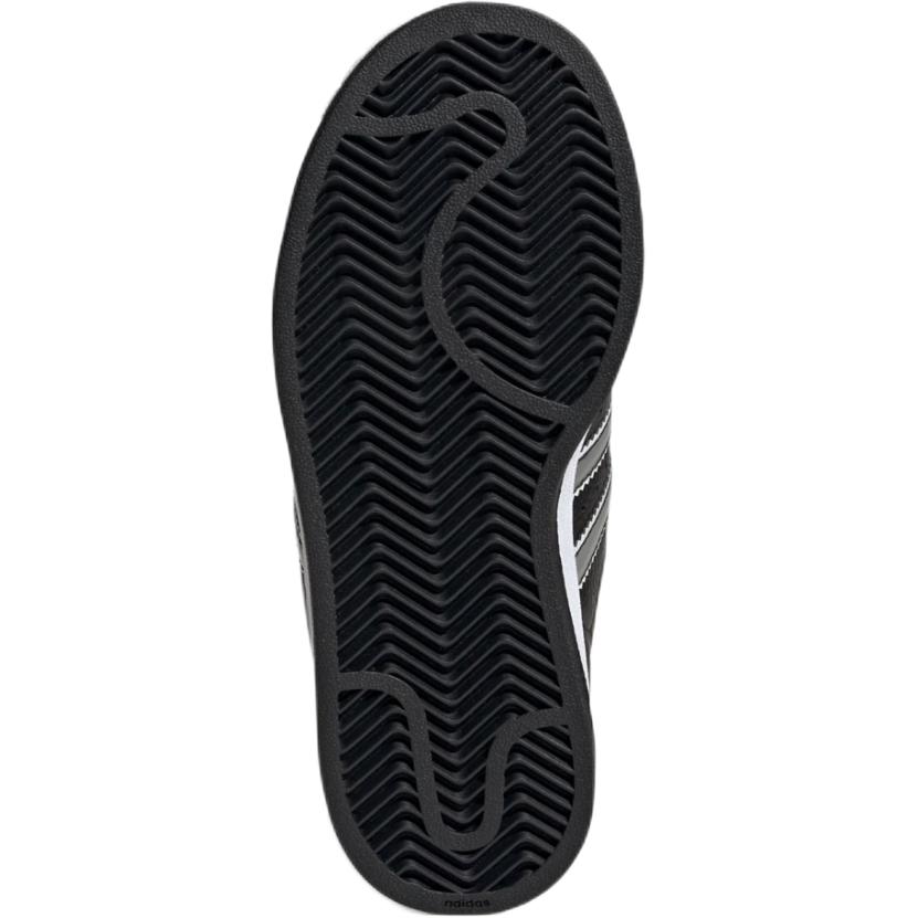 Adidas Superstar 2 J Черные кроссовки для детей с лентикулярными полосками Основной черный Матовый серебристый Облачно-белый JQ0314