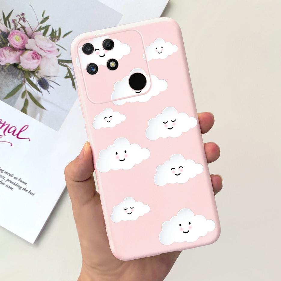 Чехол для Realme Narzo 50A RMX3430 Милый мультяшный чехол Мягкий силиконовый чехол для телефона Для Realme Narzo 50i Narzo50A Prime Fundas Coque