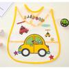 Reusable Baby Waterproof Bib Cartoon EVA Saliva Towel Anti Dirty Apron Feeding Drool Towel for 1-3 Years Old Choldren