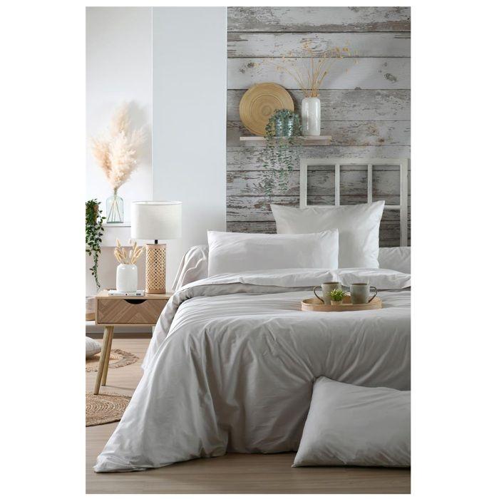 Taie De Traversin - Elysee - Percale De Coton - 45 X 185 Cm - Certifié OEKO-TEX®