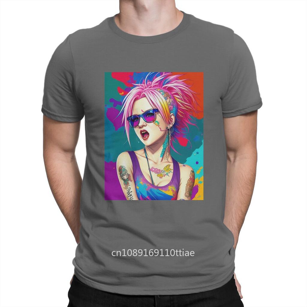 American Singer And Actor Nominated For An Emmy Award Unique TShirt Cyndi Lauper Casual T Shirt Hot Sale T-shirt For Adult