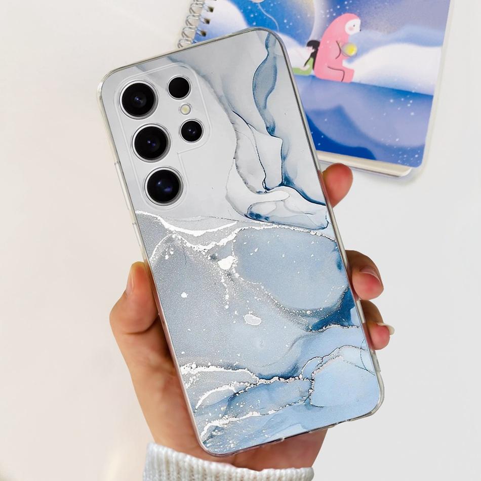 For Samsung Galaxy S24 Ultra S24 Plus (S24+) S24 5G Phone Case Samsung S24Plus S24Ultra Fashion Cool Pattern Soft Silicone Cases