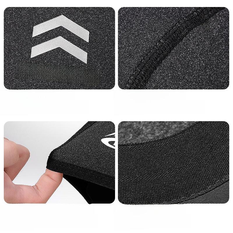 Кепка для зимних видов спорта и велоспорта: Водонепроницаемый, ветрозащитный, светоотражающий, теплый, с защитой ушей, дизайн «утконос» с немецким бархатом (Модель DMZ46)