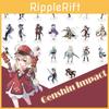 Изысканная акриловая подставка-фигурка Genshin Impact с Клии, Кэ Цин, Гань Юй для настольной демонстрации