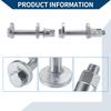 No.06508486AA/6508486AA Rear Toe Link Alignment Bolts for Dodge Durango 2011-2023 for Jeep Grand Cherokee WK 2016-2017 2022/ Rear/Durable Metal