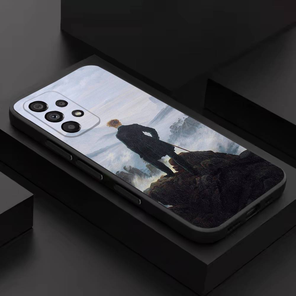 Renaissance Art Painting For Samsung S 26,25,24,23,22,30,21,10,9,Ultra,Plus,Lite,FE,4,5G Phone Case Black Soft Case