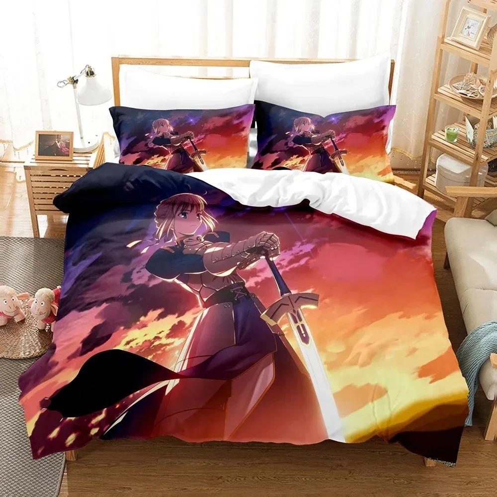 Fashionable 3D Fates Bedding Collections Duvet Cover Collection With Pillowcase Twin Full Queen King Bedclothes With Bed Linen Home Textile
