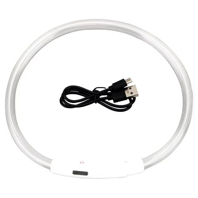 Светодиодный USB-ошейник для собак, светящиеся ошейники для зарядки собак, светодиодные ночные ошейники для безопасности, мигающие светящиеся ошейники для предотвращения потери собак, аксессуары для домашних животных