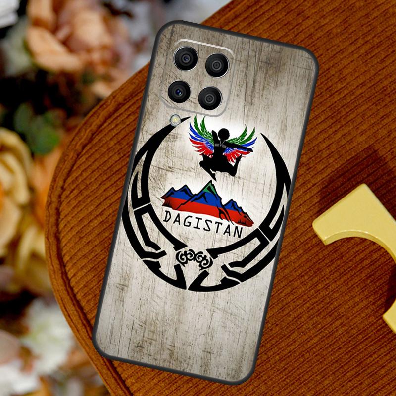 Дагестанский флаг и герб для Samsung Galaxy M33 M53 M13 M20 M11 M31 M51 M15 M55 M12 M32 M52 M14 M34 M54 M30s чехол