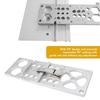 13.4 Inch Circular Saw Guide Rail Easy Angle Stop Guide Rail Accurate Track Saw Square  Woodworking