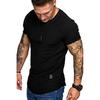 Men's Summer Solid Crew Neck Top Fashion Casual Short Sleeve T-Shirt