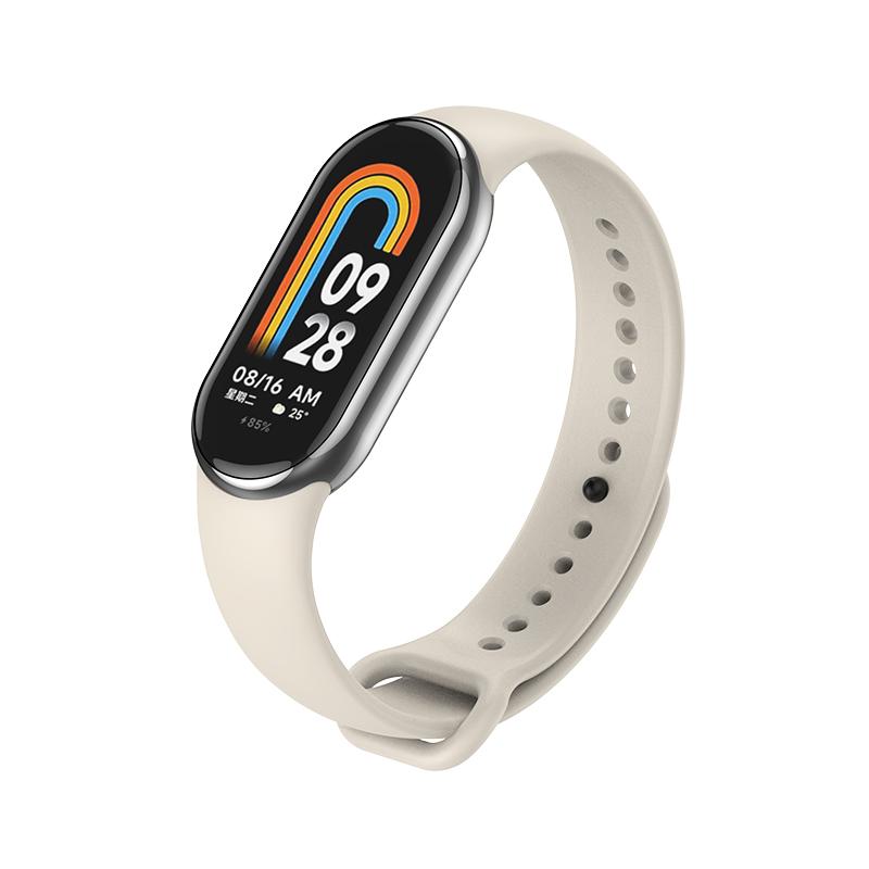 Силиконовый ремешок для Xiaomi Mi Band 8 Correa, спортивный браслет Miband8 NFC, умный браслет Pulseira, замена MiBand 8, аксессуары