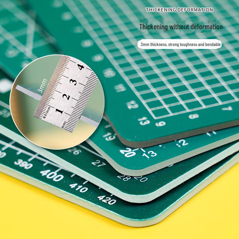 Двусторонний гравировальный блок для резки A3/A4 ручной работы – настольная доска с защитой от порезов для студентов и художественных моделей с масштабной версией