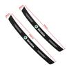 EMIW1 1Pcs Carbon Fiber Car Rear Bumper Trunk Guard Protected Stickers for skoda octavia a5 a4 fabia superb rapid mk3 yeti Accessories