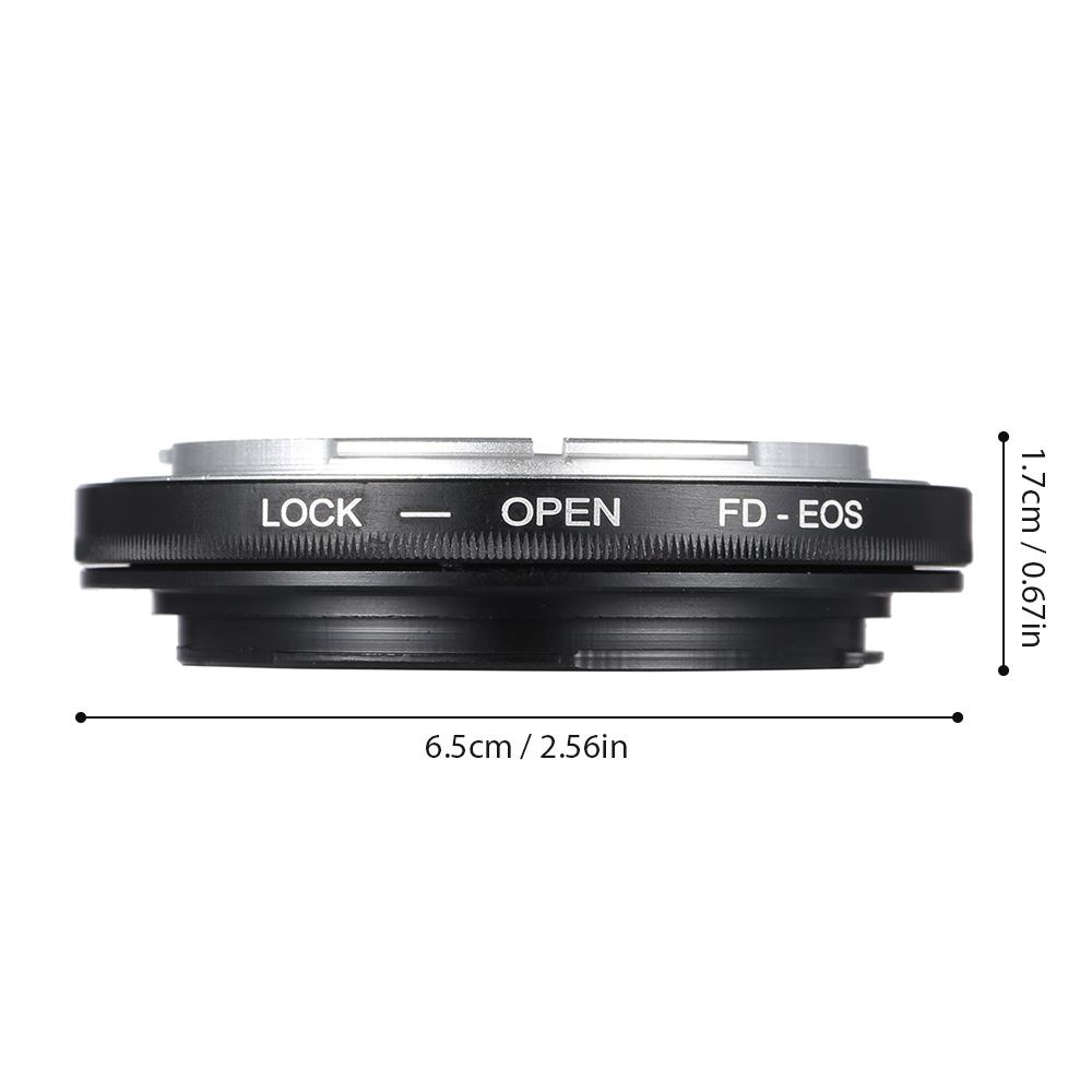 FD EOS Adapter Ring Lens Mount for Canon FD Lens to Fit for EOS Mount Lenses
