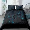 Viking Printed Duvet Set Ancient Myth Themed Bedding Set Three-Piece Set