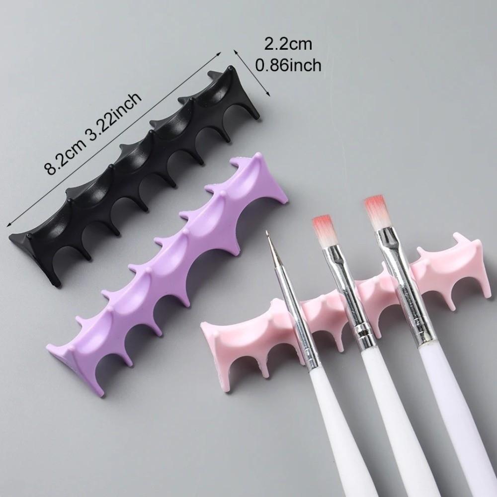 UV Gel Brush Display Showing Shelf Makeup Organizer Makeup Painting Pen Rest Brush Rack Shelf