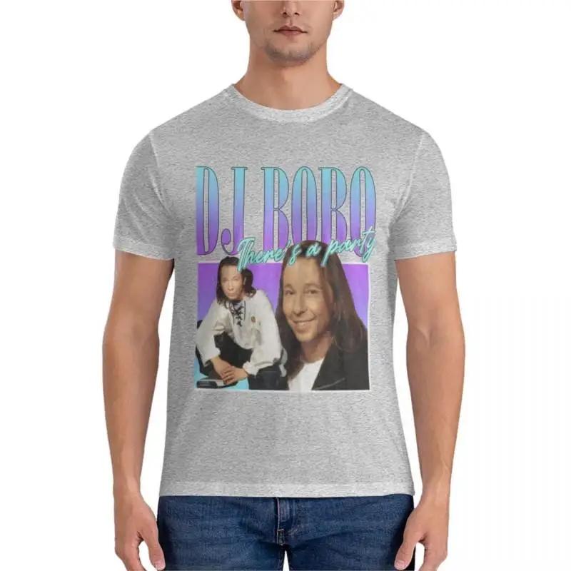 DJ Bobo 90s Style Eurodance Classic Essential T-Shirt Oversized T Shirt Tops Brand T-shirt Men Cotton Teeshirt