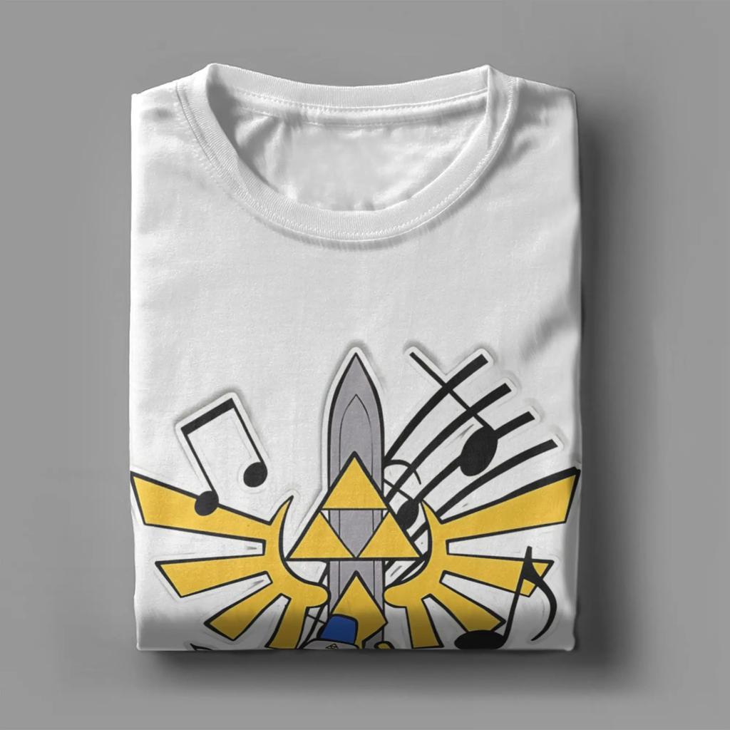 Ocarina Time Zeldas Legend Tshirt Unisex Unisex Novelty Cotton Tee Shirt Round Neck Short Sleeve T Shirts Gift Idea Clothing
