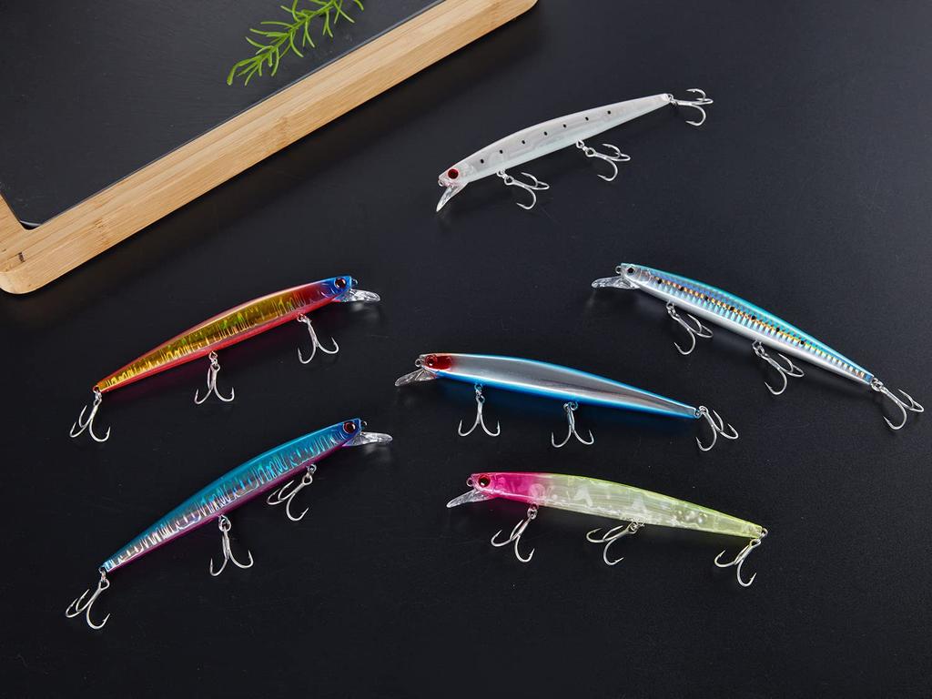 KOKO Lure KK140S 23g Sinking Minnow for Sea and with Shifting Center of Gravity #6 Minnow, Bass, Bluefish, Flounder, Tungsten-Based