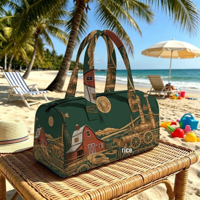 2026 Multi-functional 3D Printed Sports Travel Handbag
