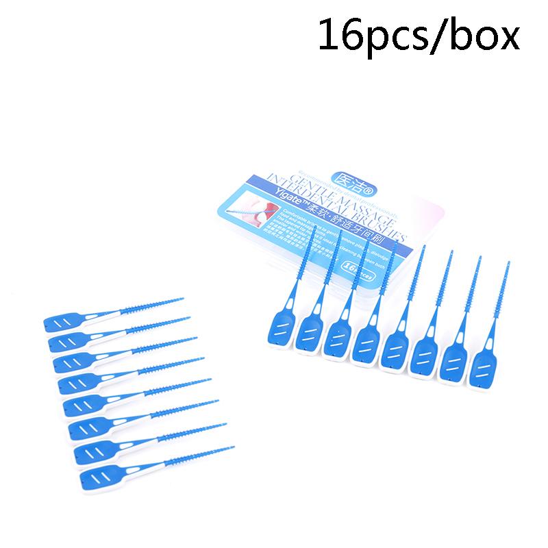 16 шт. межзубных щеток для чистки зубов и ухода за полостью рта
