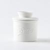 Ceramics Butter Crock with Lid French Butter Dish Keeper Counter Spreadable Soft Butter Container Storage Jar