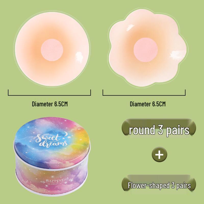 Silicone Nipple Covers: Invisible, Waterproof, Anti-Slip Petals for Small/Large Busts - Prevents Wardrobe Malfunctions