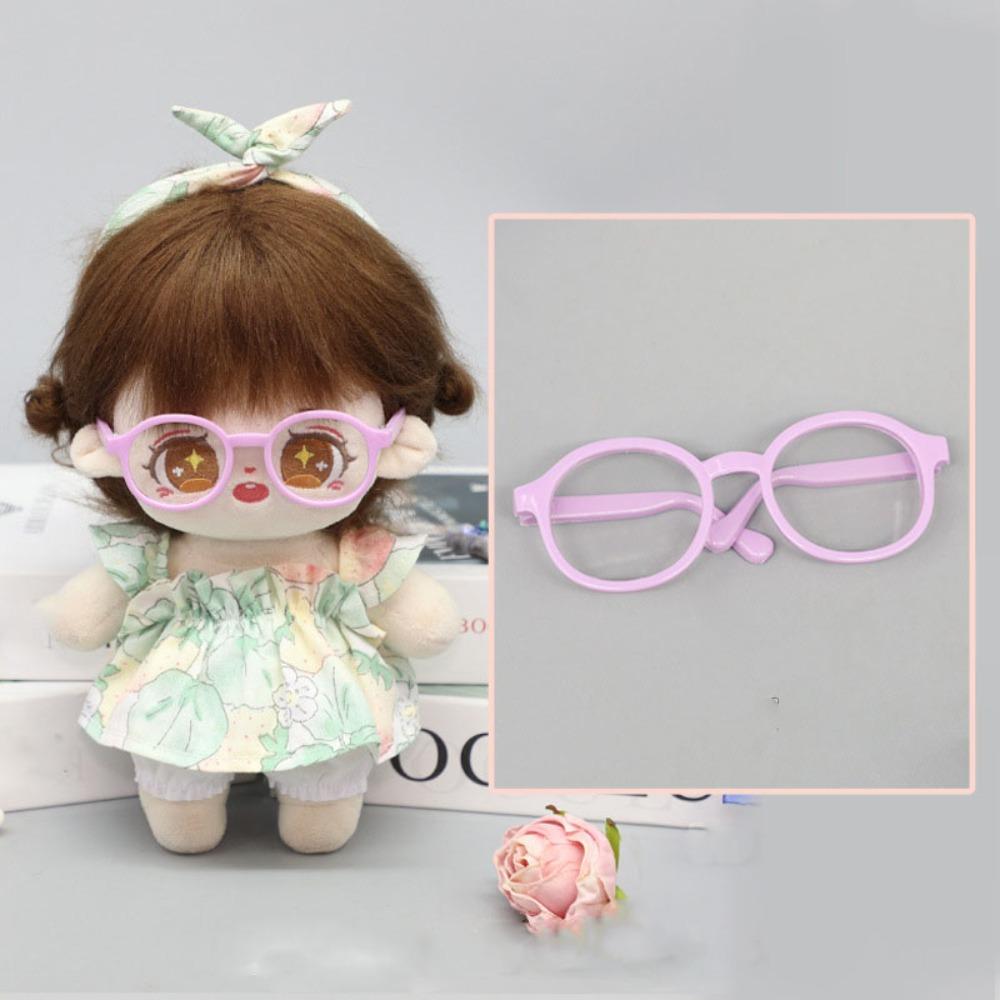 Cute Doll Glasses Fashion Crown Eyeglasses High Quality Accessories 20cm Cotton Dolls