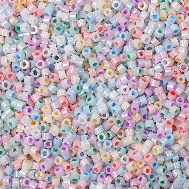 Высококачественный имитационный фарфоровый стеклянный бисер-семена 2-2,5 мм для браслетов и ожерелий ручной работы.