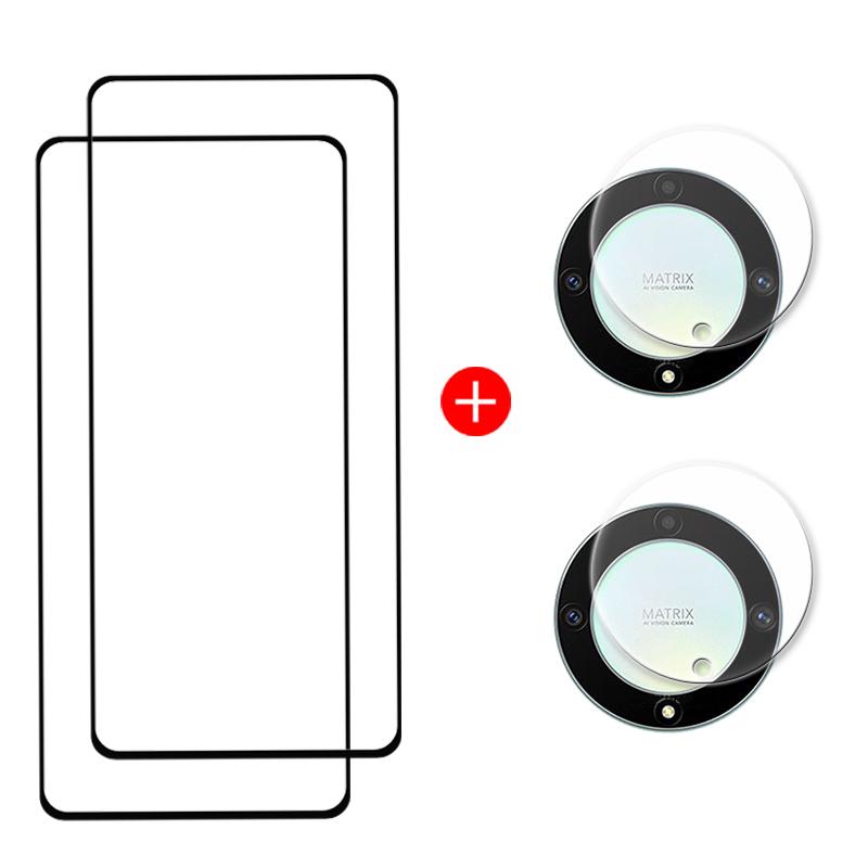 For Honor Magic5 Lite Glass 3D Curved Screen Lens Protector Film For Honor Magic 5 Lite Tempered Glass Magic 6 Lite 5 Pro 4 Pro