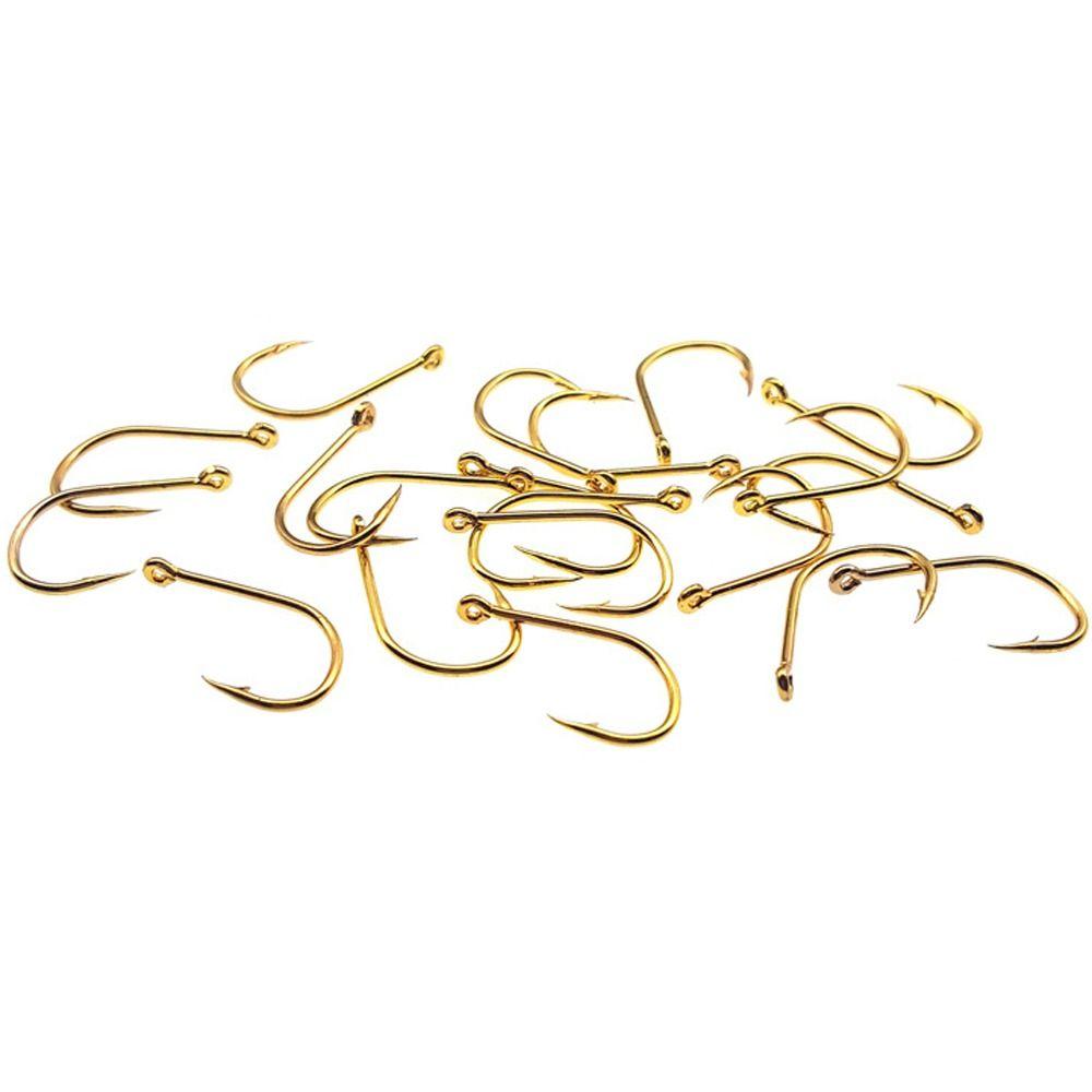 100PCS Jigging Freshwater Fishing Hooks #3-#12 Carp Fishhooks Fishhook Barbed Hooks Carp
