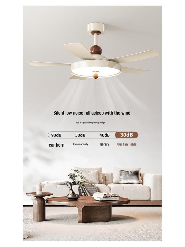 2025 High-End Invisible Ceiling Fan Light with Eye-Protection for Bedroom & Study