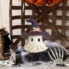 Halloween Ornament Ghost Wearing Witch Shape Statue Indoor Outdoor Display Statue Haunted House Ghost Ornament