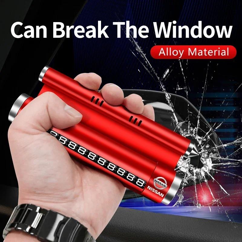 Металлическая временная парковочная карта для автомобиля Поворотная табличка с номером телефона Алюминиевые наклейки Для Nissan Nismo Micra Qashqai Altima Maxima Sentra