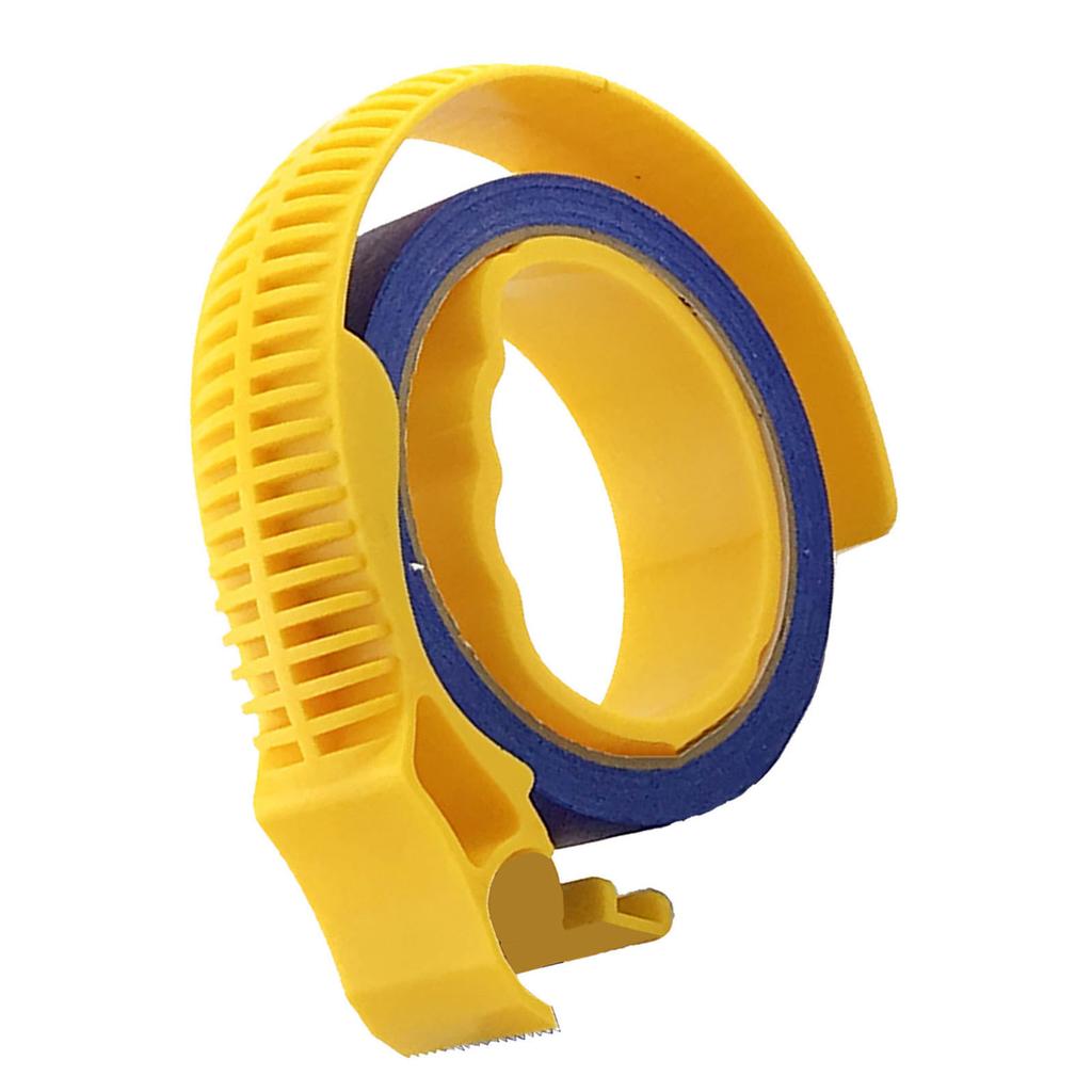 Masking Tape and Dispenser Set 25mm Width Soft Impermeable Strong Adhesive Painter Tape with