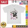 Death Metal Rock Music Rainbow Grim Reaper Riding Unicorn T Shirt Men Women New